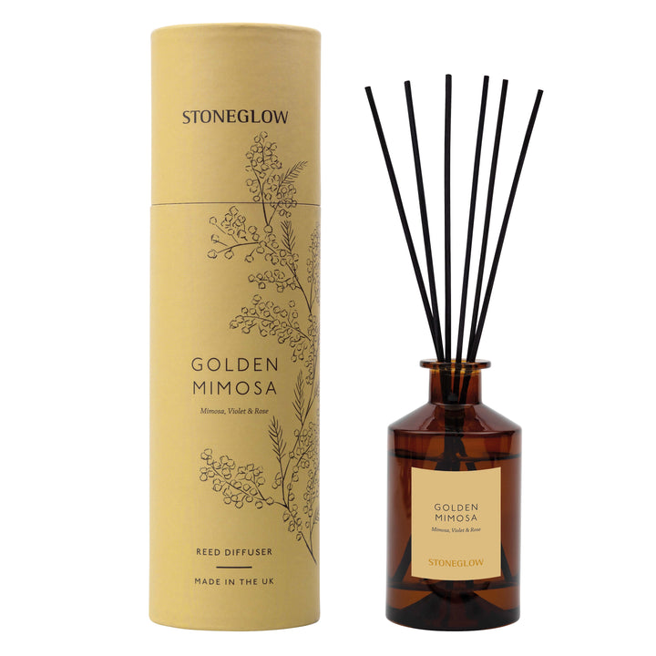 Golden Mimosa - Mimosa, Violet & Rose Reed Diffuser