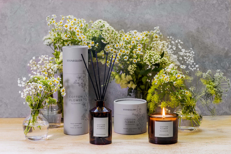 Cotton Flower - Rose, Jasmine & Lily Reed Diffuser Refill