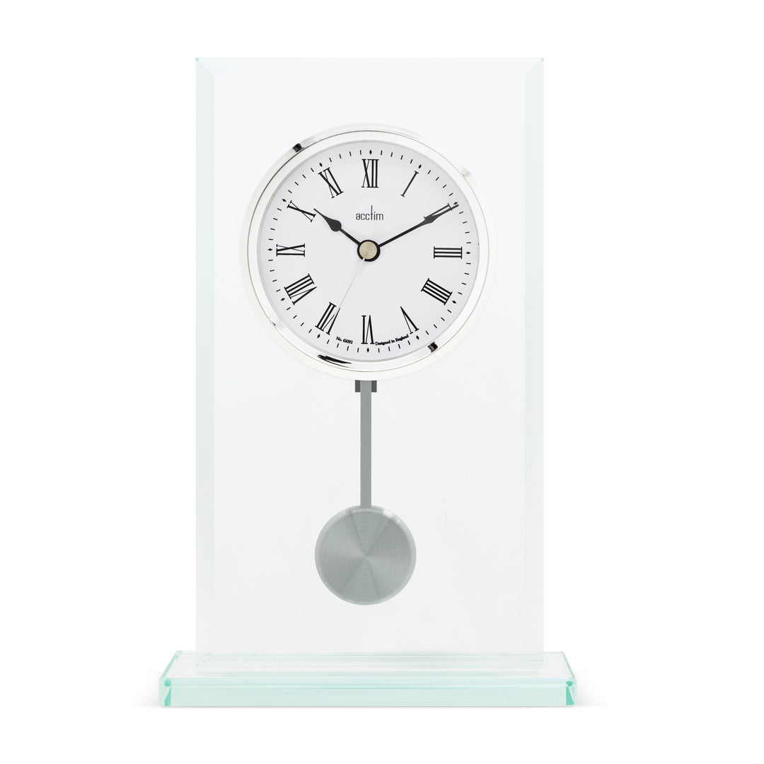 La Collina Mantel Clock, Glass