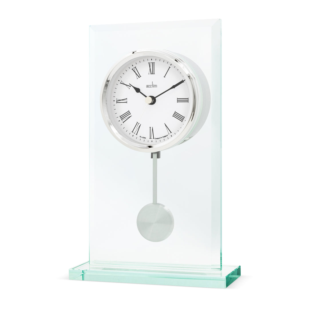La Collina Mantel Clock, Glass