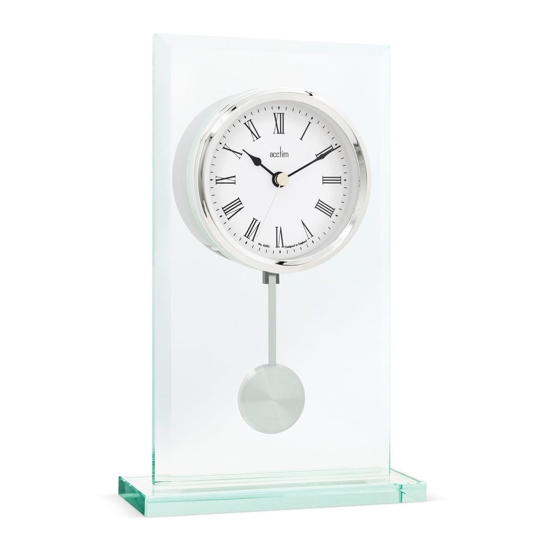 La Collina Mantel Clock, Glass