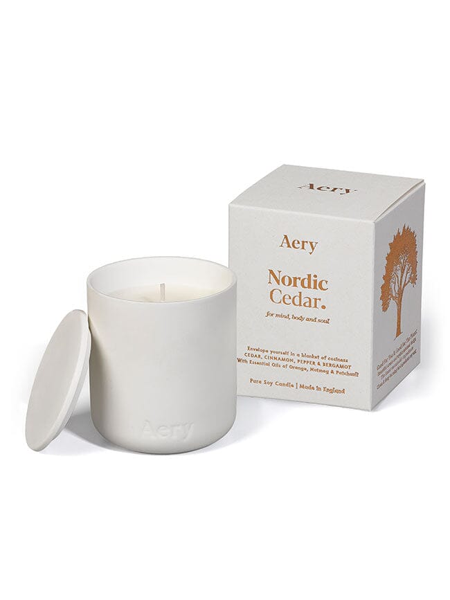 Nordic Cedar Candle - Cedar Cinnamon & Bergamot