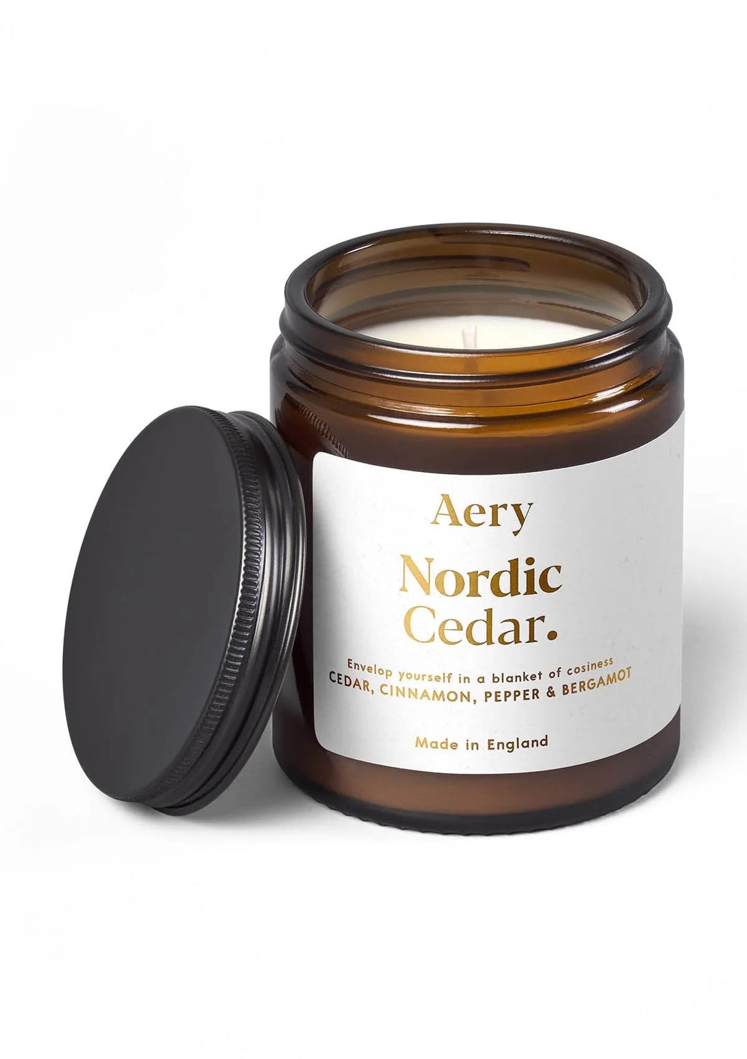 Nordic Cedar Jar Candle - Cedar, Cinnamon and Bergamot