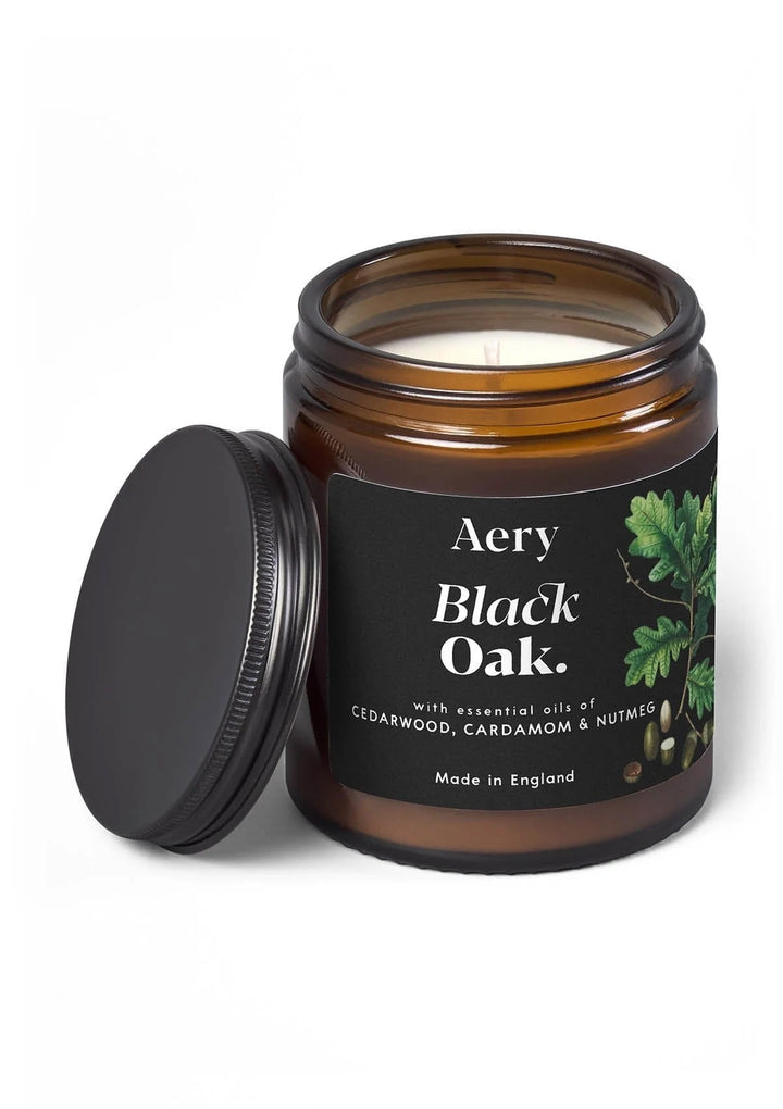 Black Oak Jar Candle - Cedarwood, Cardamom & Nutmeg