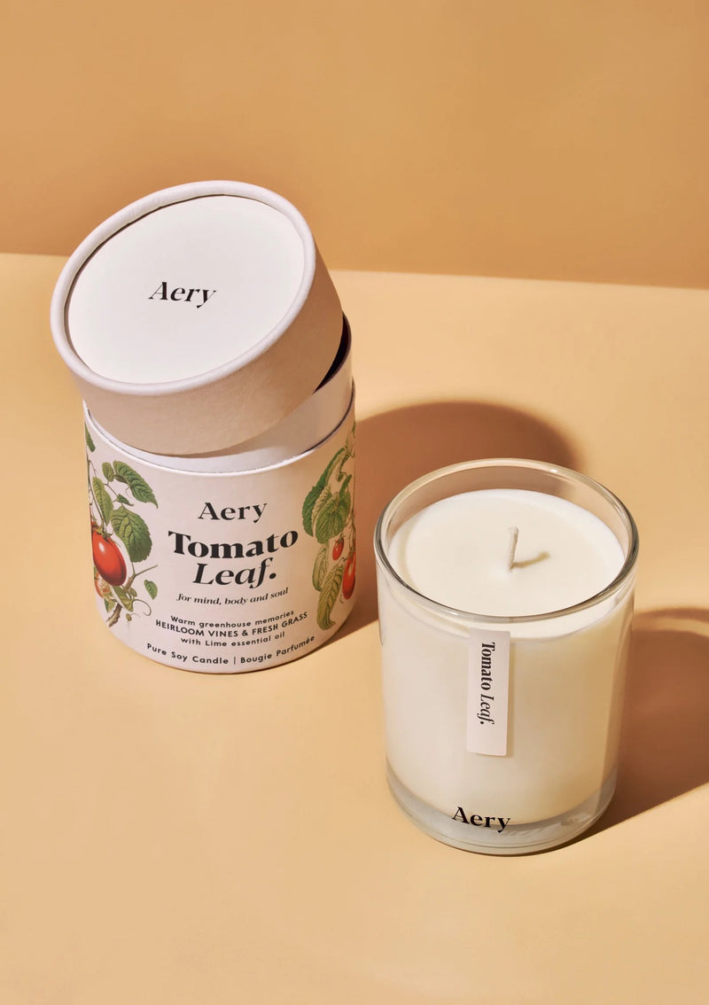 Tomato Leaf Candle - Heirloom Vines & Fresh Grass