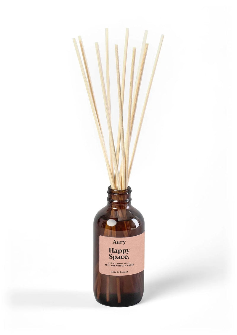Happy Space Amber Diffuser - Rose, Geranium & Amber