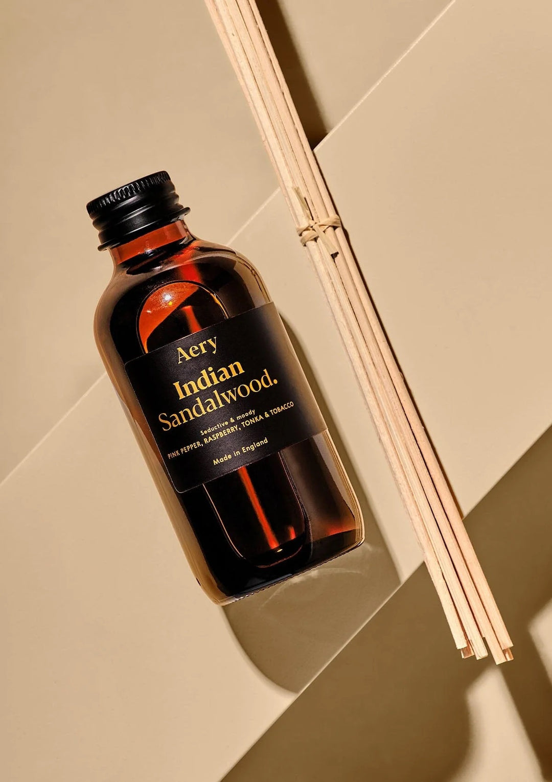 Indian Sandalwood Amber Diffuser - Sandalwood, Pink Pepper & Tonka