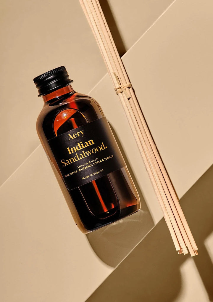 Indian Sandalwood Amber Diffuser - Sandalwood, Pink Pepper & Tonka