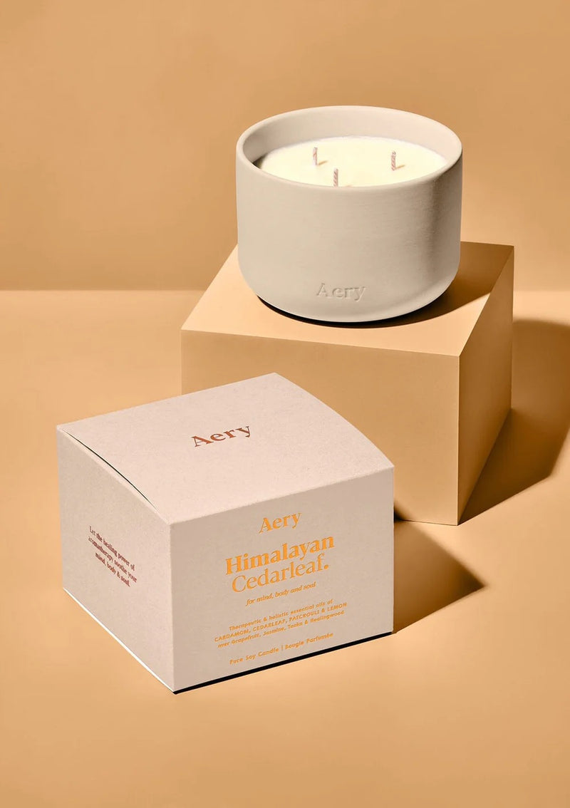Himalayan Cedarleaf Three Wick Candle - Cedar, Patchouli & Lemon