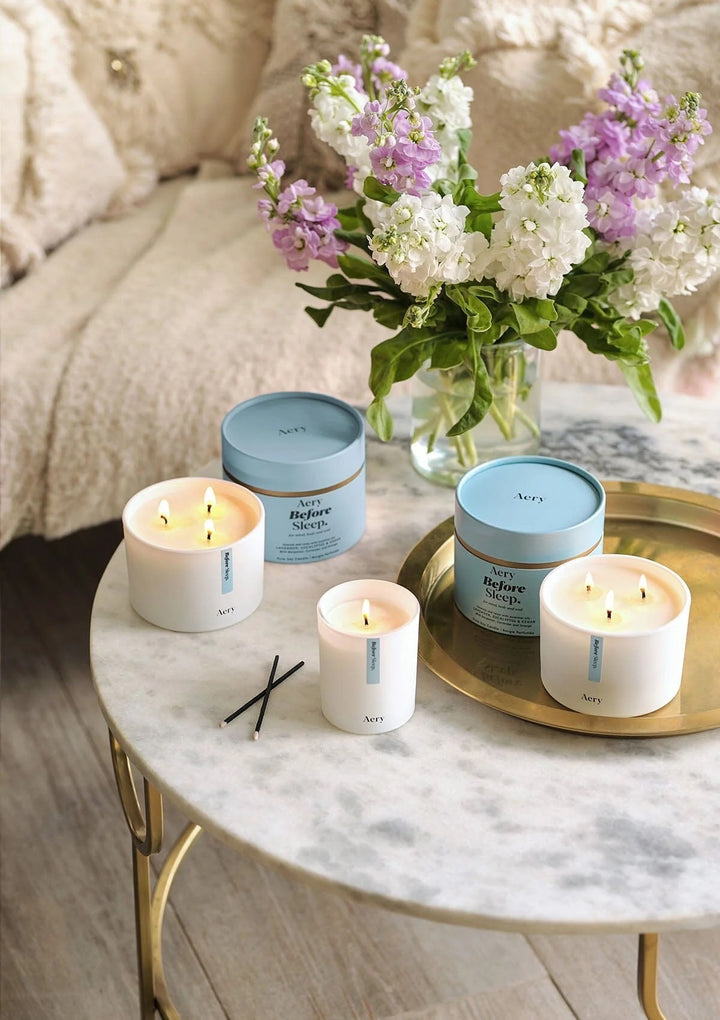 Before Sleep Votive Candle - Lavender Eucalyptus & Cedar