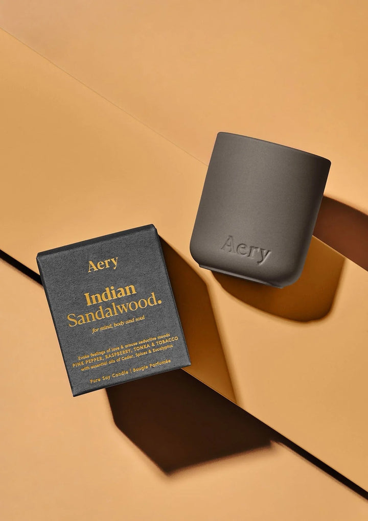 Indian Sandalwood Votive Candle - Sandalwood, Pink Pepper & Tonka