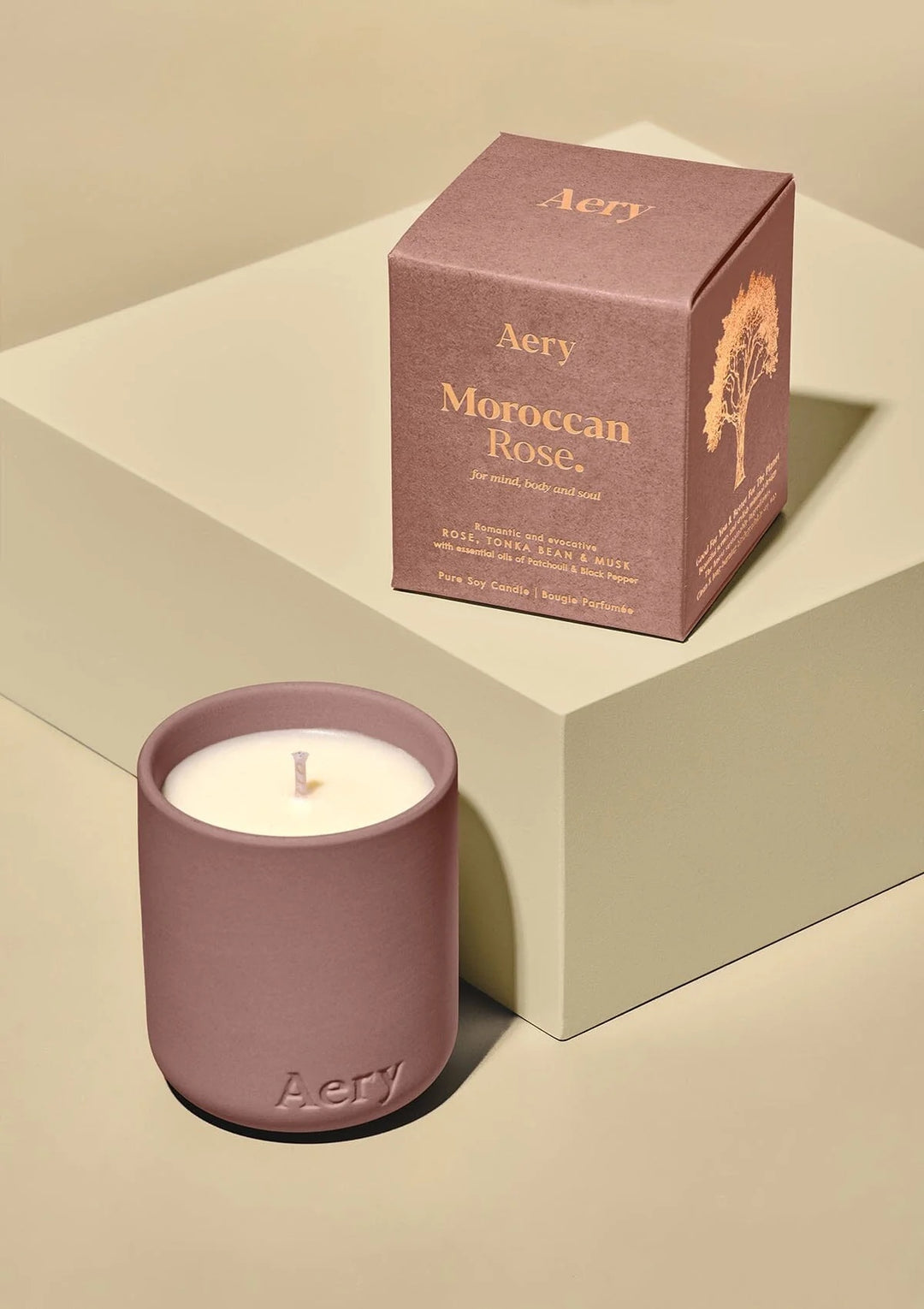 Moroccan Rose Votive Candle - Rose, Tonka & Musk