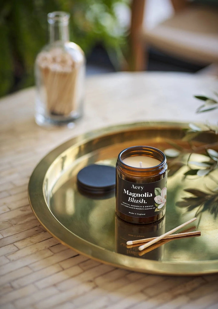 Magnolia Blush Jar Candle - Tropical Magnolia & Hibiscus