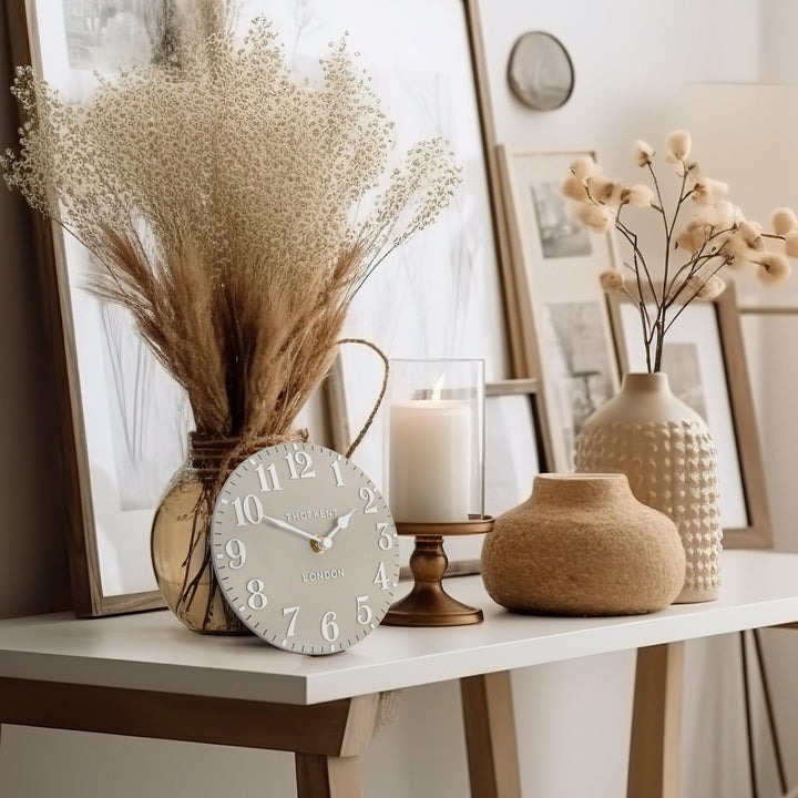 Arabic 6" Mantel Clock