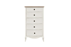 Amelie 5 Drawer Tall Chest of Drawers