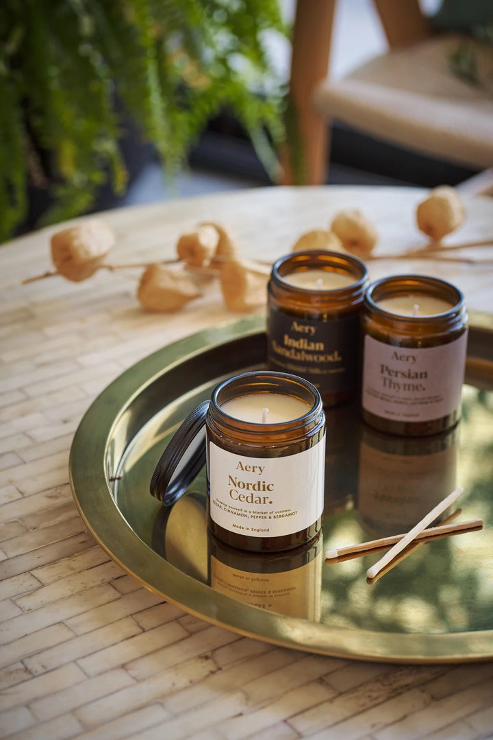 Nordic Cedar Jar Candle - Cedar, Cinnamon and Bergamot