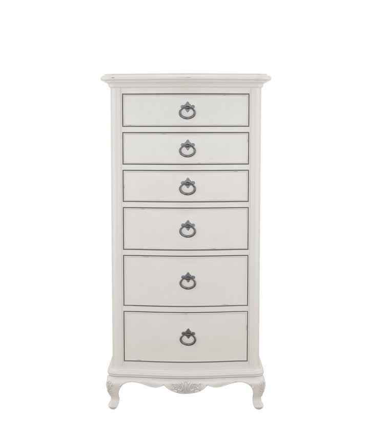 Etienne Grey 6 Drawer Tallboy