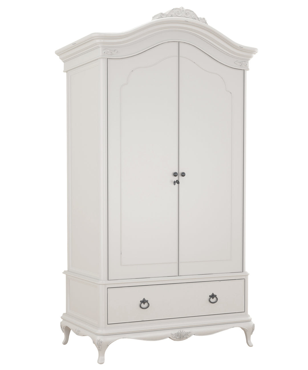 Etienne Grey Double Wardrobe