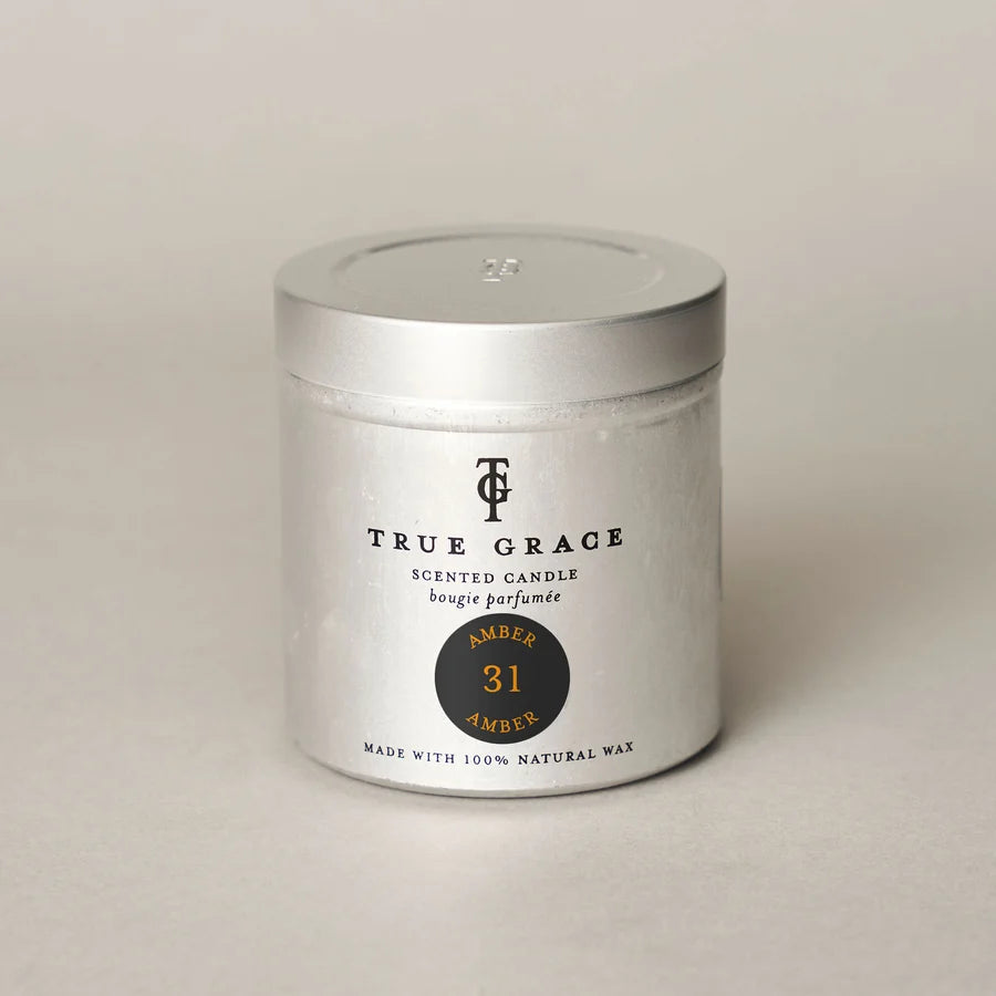 Amber Tin Candle