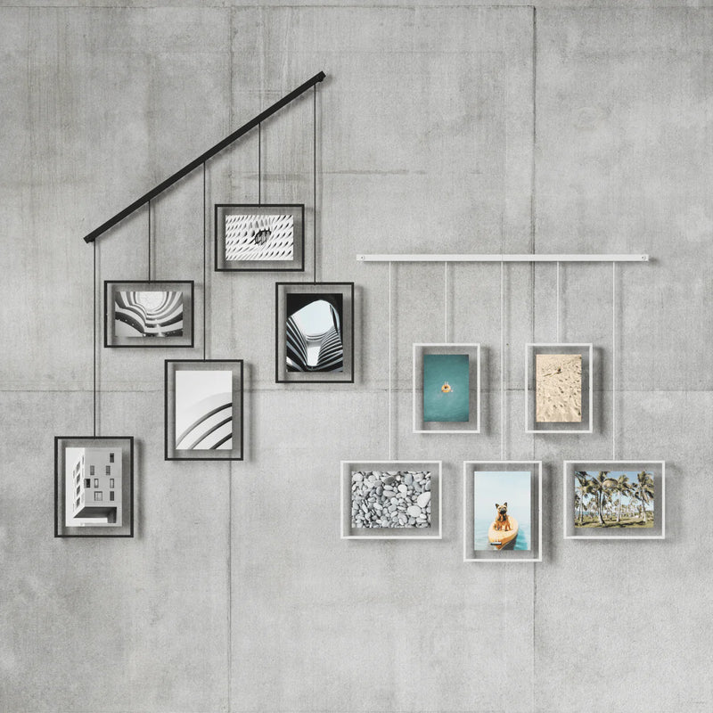 Expess Frame Umbra Exhibit Wall Picture Frames Set of 5 in Brass or Black – Plum Retail