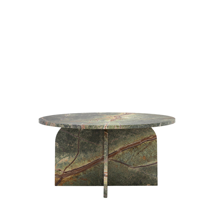 Amalfi Round Ember Marble Coffee Table