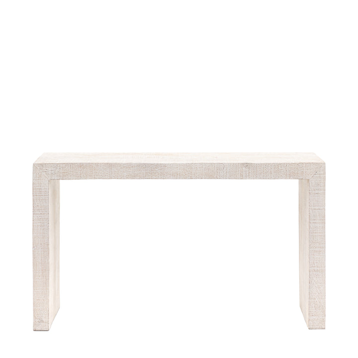 Iowa Whitewash Console Table