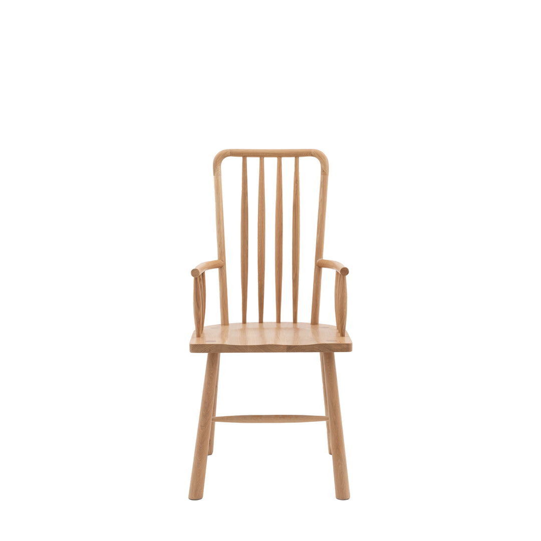 Wycombe Carver Dining Chair - Set of 2 - Oak