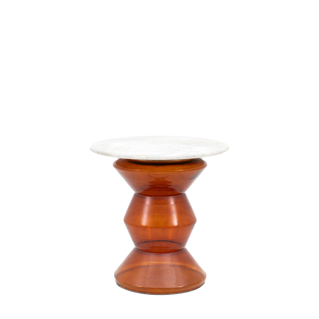 Turin Side Table - Orange