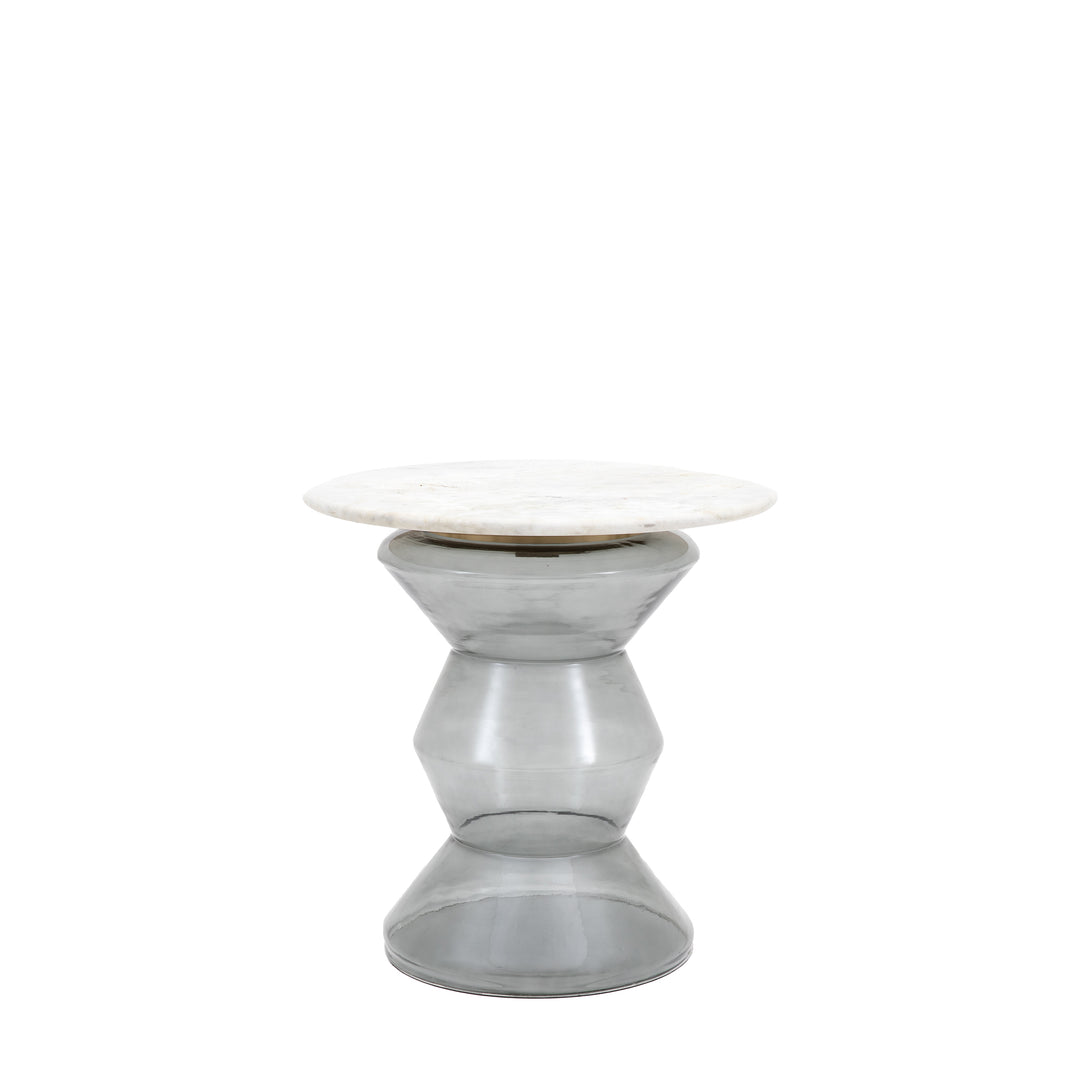 Turin Side Table - Smoked Glass