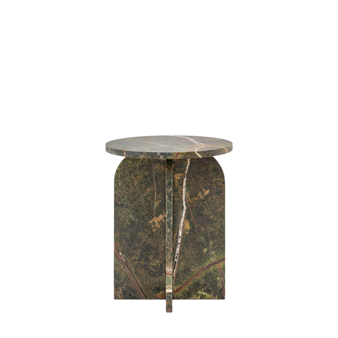 Amalfi Ember Marble Side Table