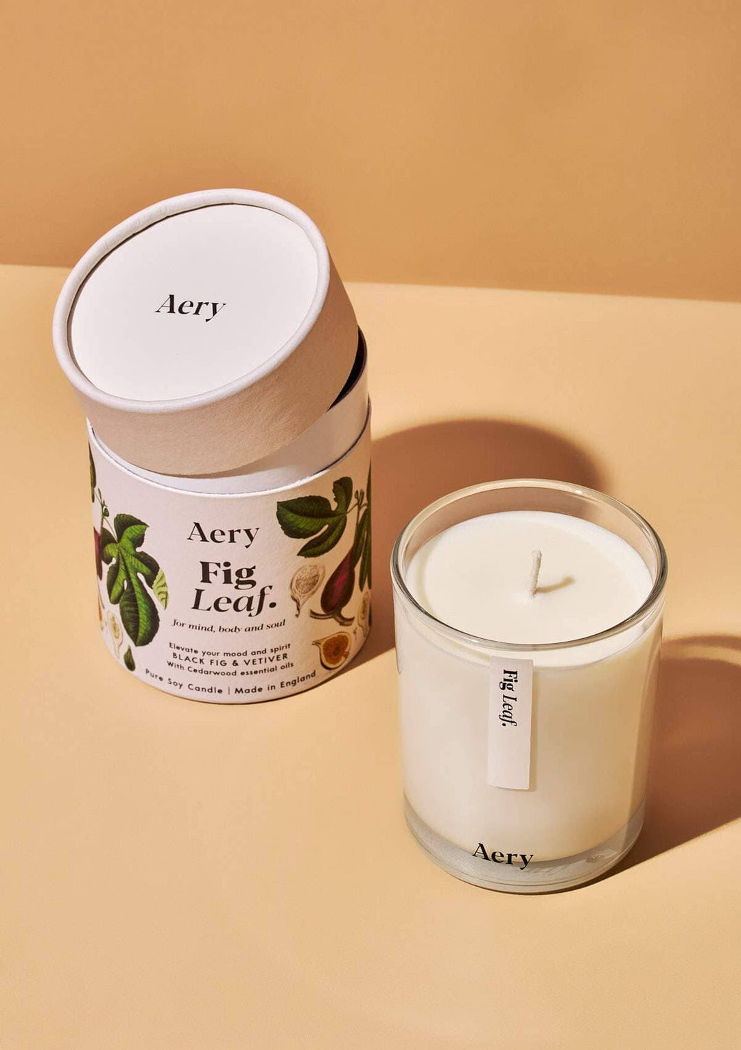 Fig Leaf Candle - Black Fig, Vetiver & Cedarwood