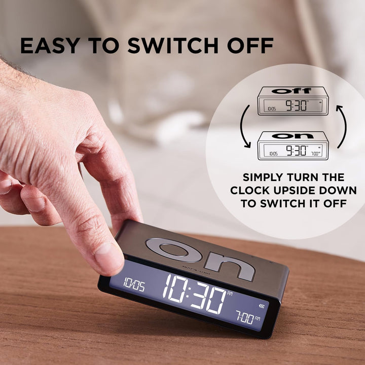 Lexon Flip Classic Alarm Clock