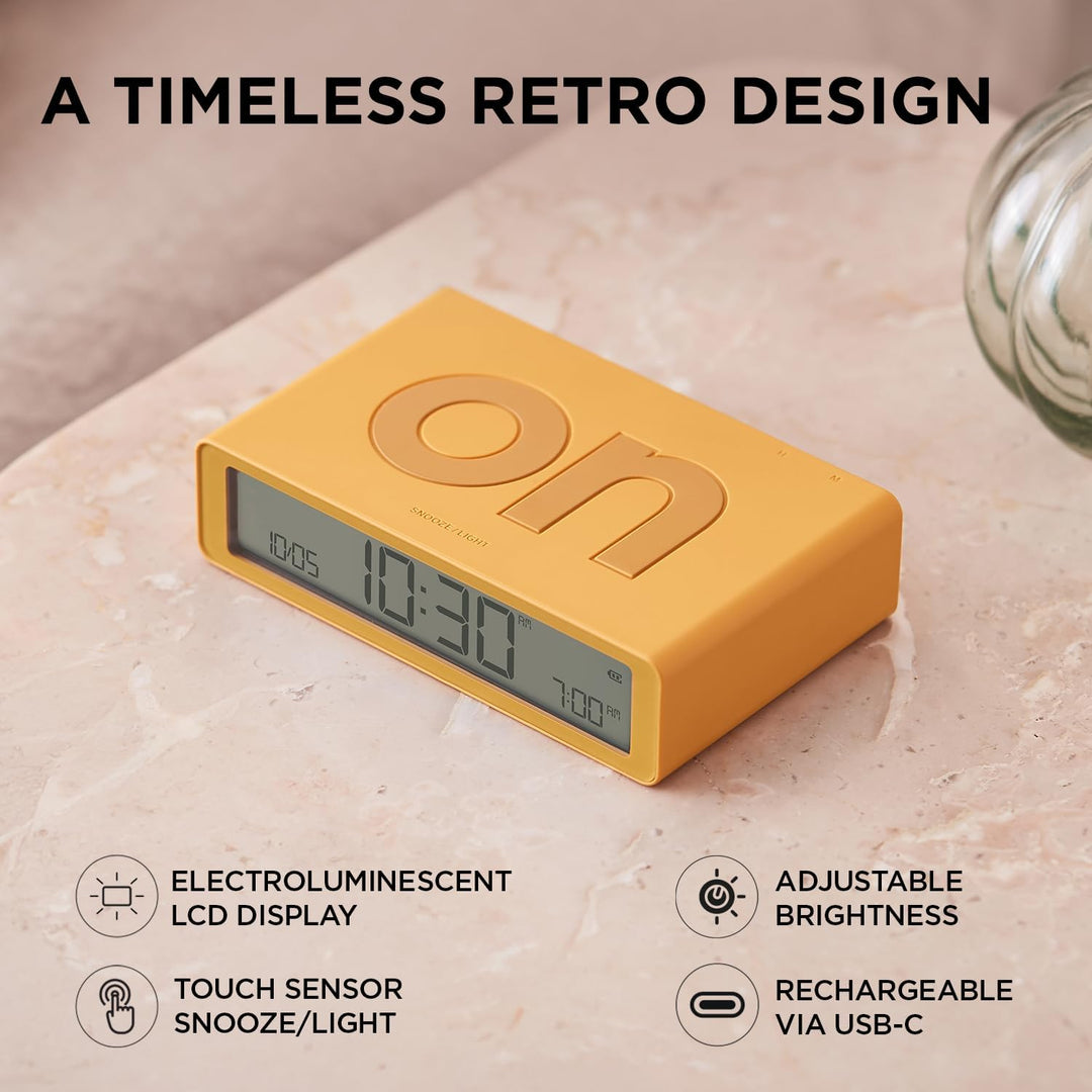 Lexon Flip Classic Alarm Clock
