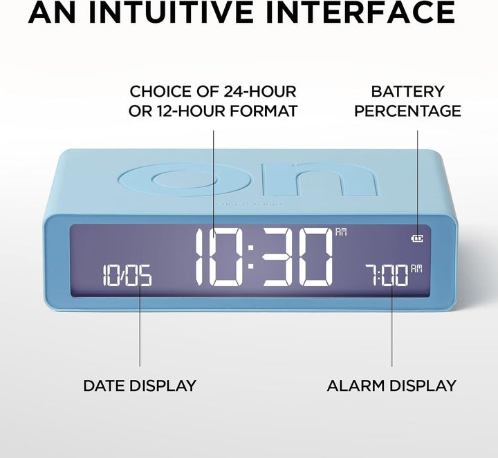 Lexon Flip Classic Alarm Clock
