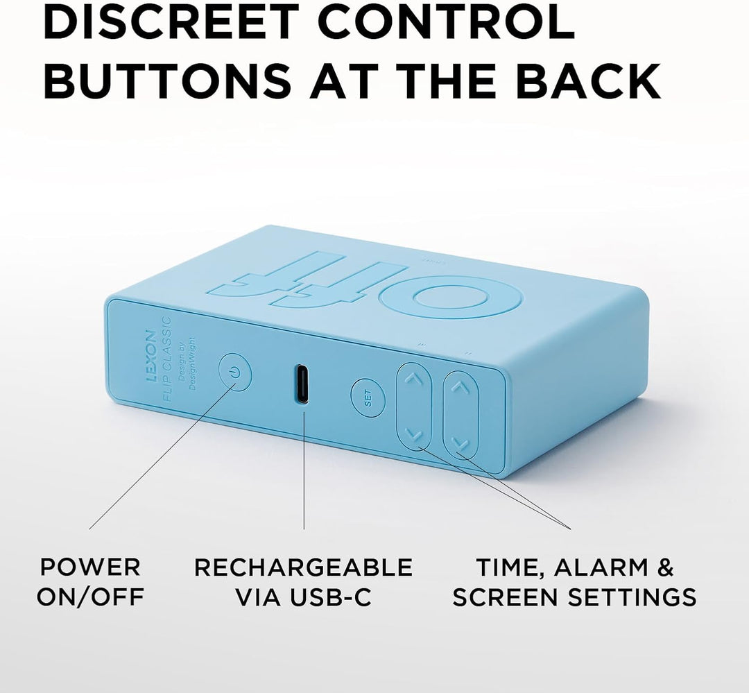Lexon Flip Classic Alarm Clock