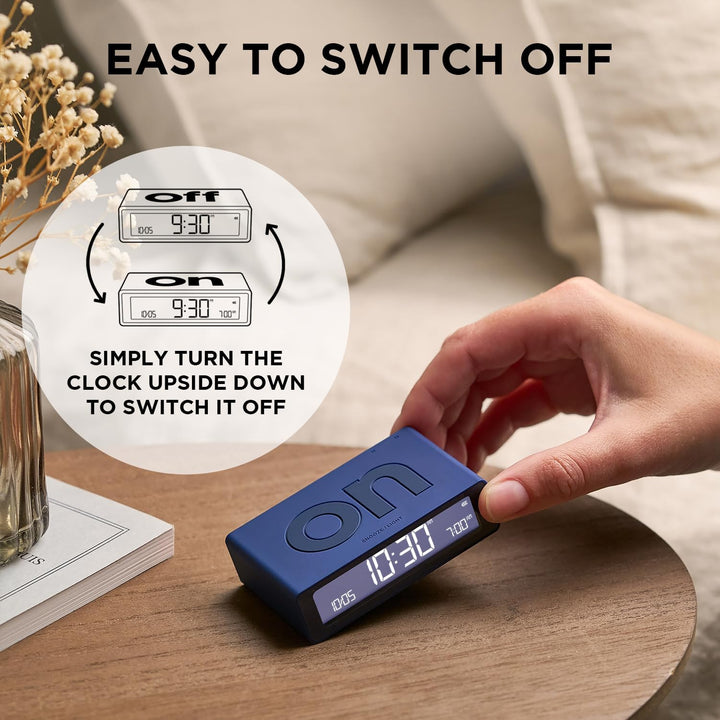 Lexon Flip Mini Alarm Clock