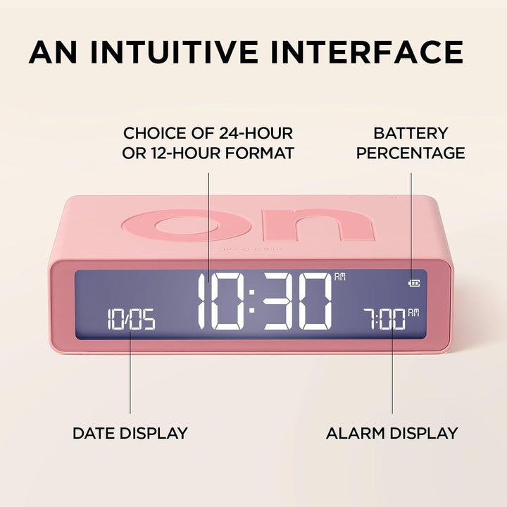 Lexon Flip Mini Alarm Clock