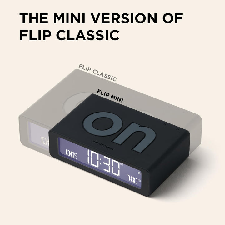 Lexon Flip Mini Alarm Clock