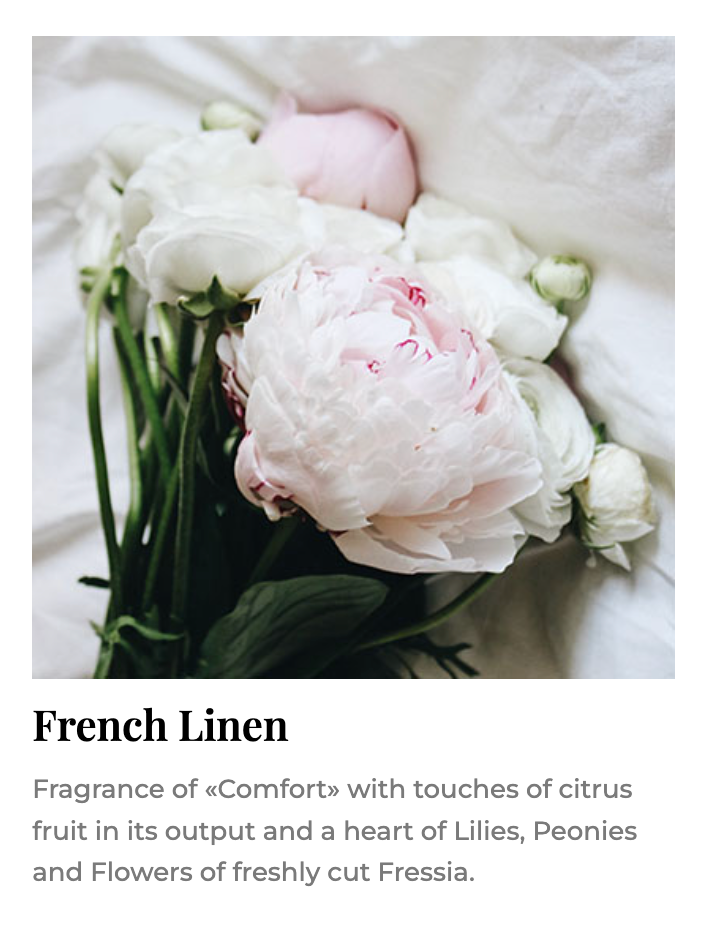 French Linen Candle