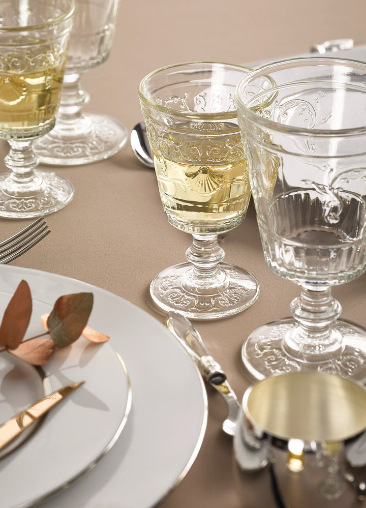 Versailles Large Stemmed Wine Glasses 400ml Set of 6