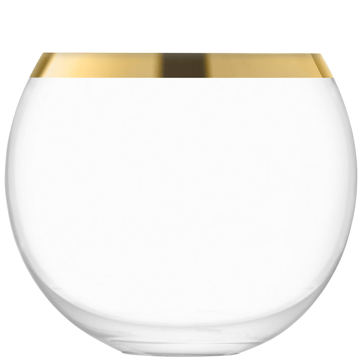 Luca Gold Rimmed Tumbler 330ml Set of 2