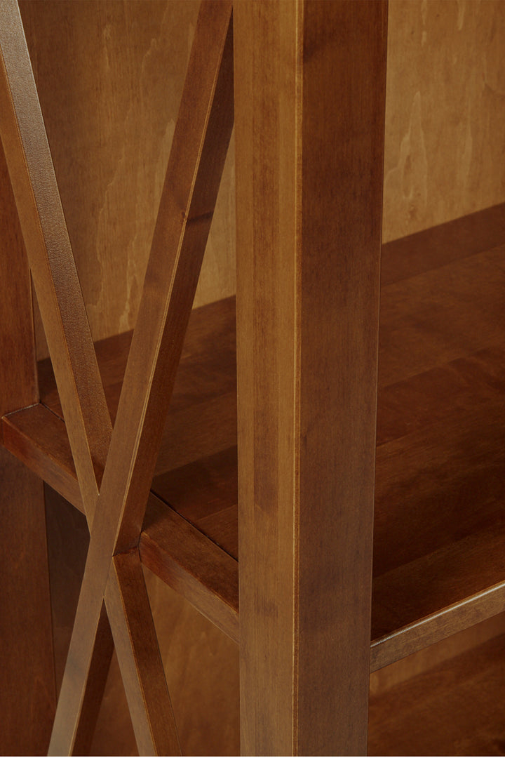 Balmoral 2 Drawer Single Bookcase