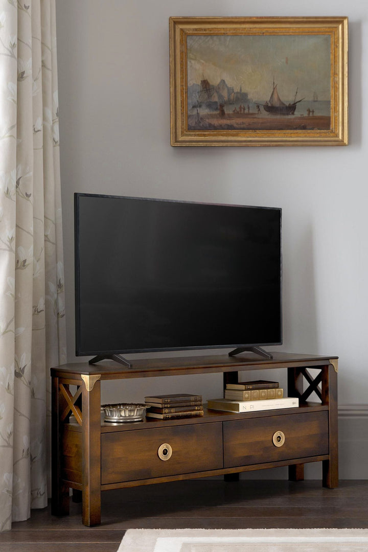 Balmoral 2 Drawer Corner TV Unit