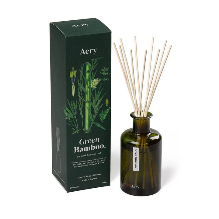 Green Bamboo Diffuser - Cypress, Patchouli & Orange