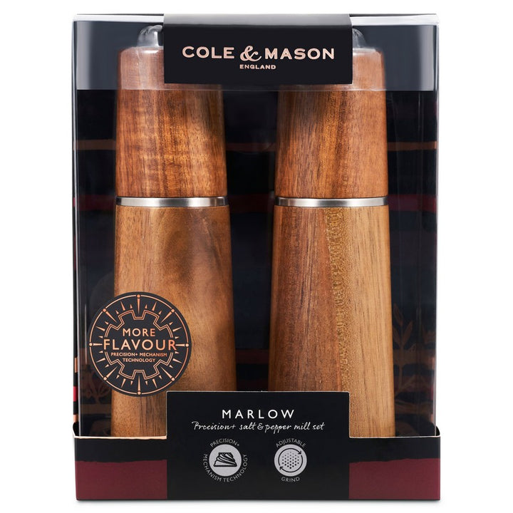 Marlow Acacia Salt & Pepper Mill Gift Set