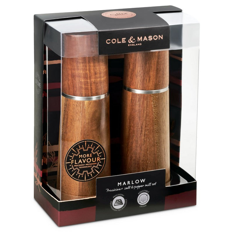 Marlow Acacia Salt & Pepper Mill Gift Set