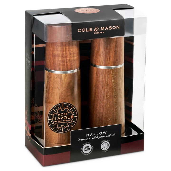 Marlow Acacia Salt & Pepper Mill Gift Set