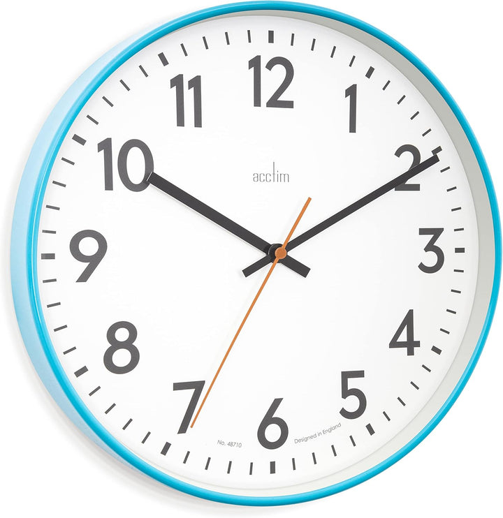 Hugo Sky Blue Wall Clock