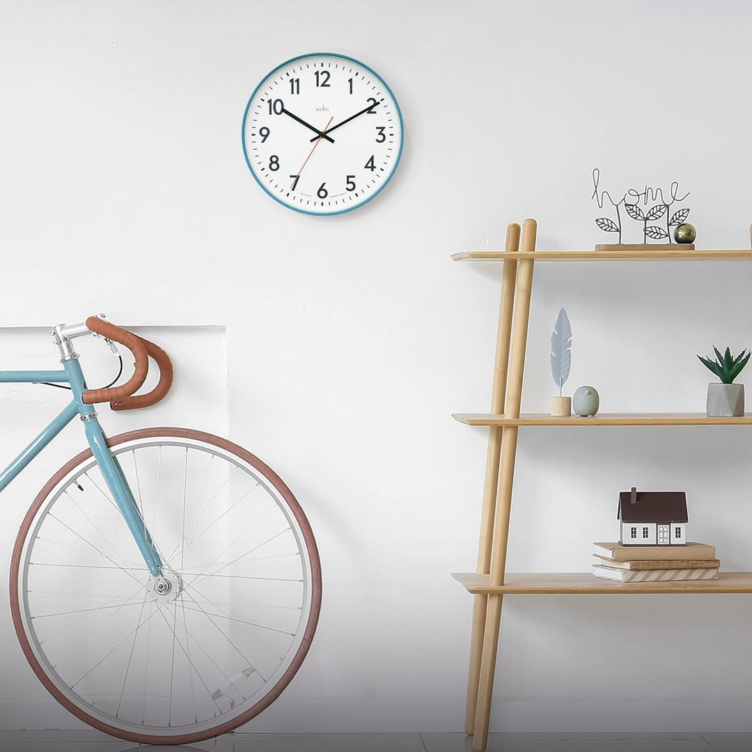 Hugo Sky Blue Wall Clock