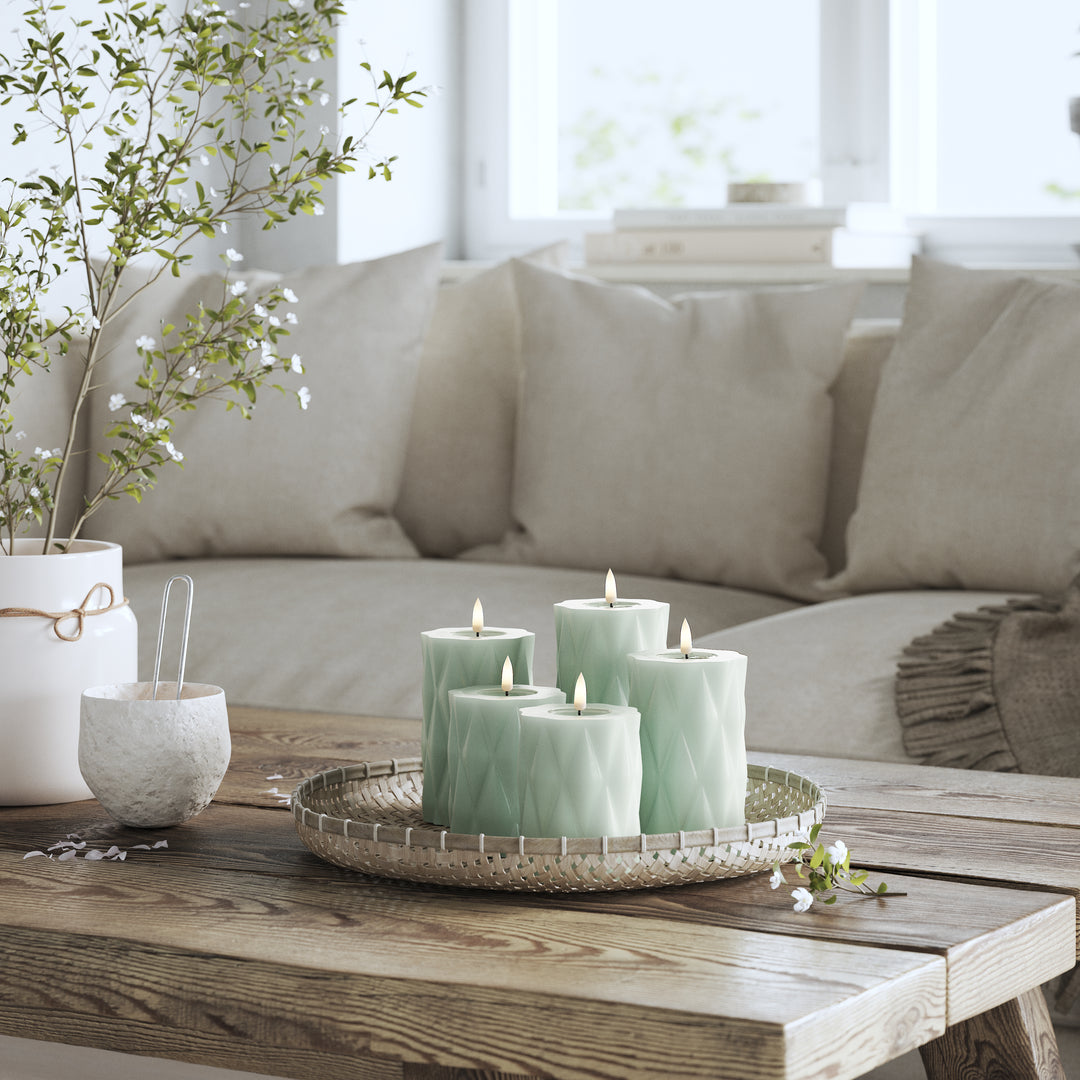 Flameless LED Harlequin Candle